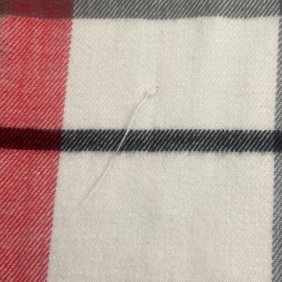 Indigo Plaid Scarf - Picture 4 of 6